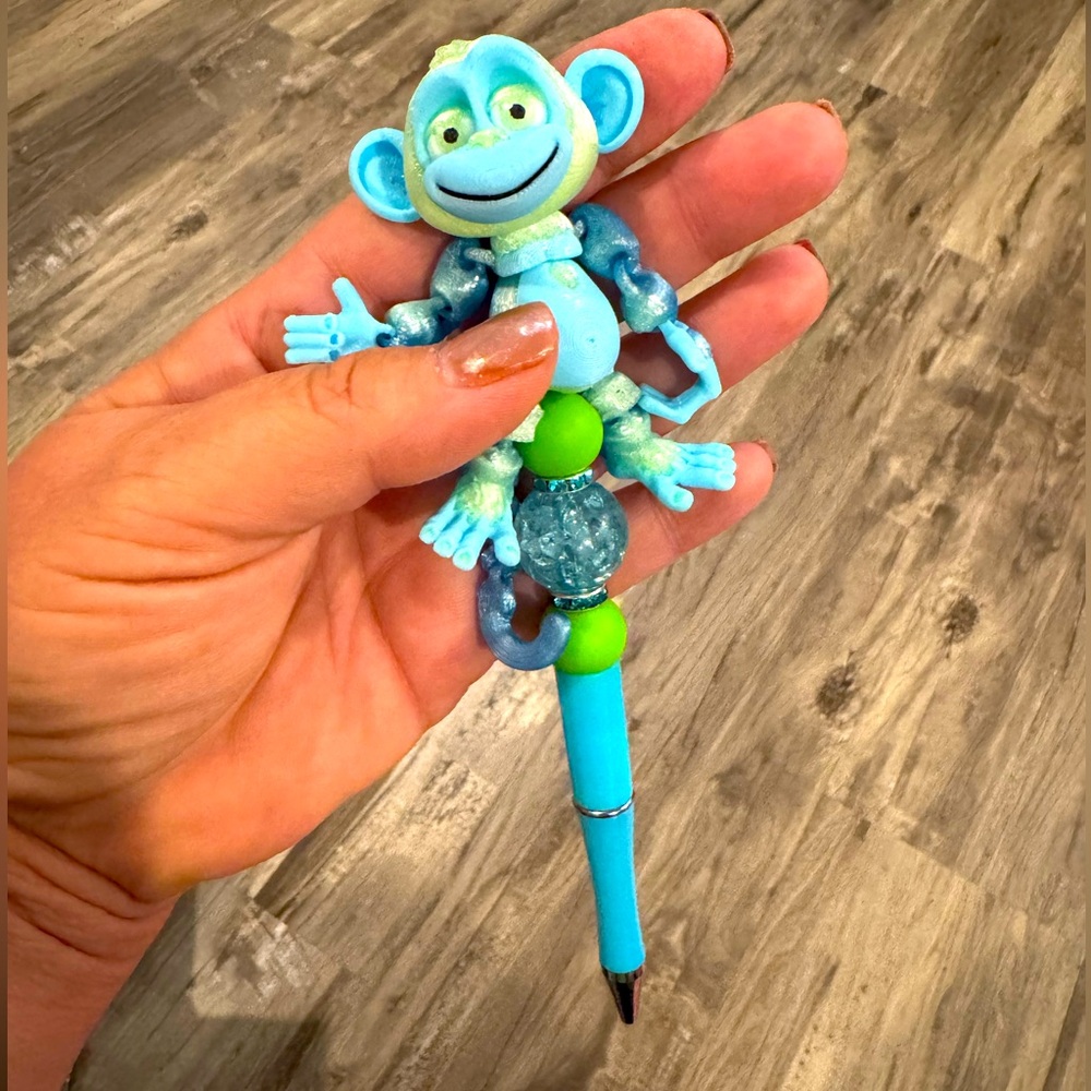Handcrafted Pen-3D Laser Cut Monkey Pen